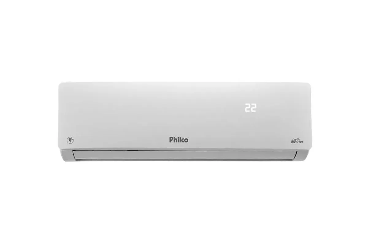 Unidade Interna Do Ar-Condicionado Philco Eco Inverter De 18.000 Btus Com Display Digital E Tecnologia Inverter.