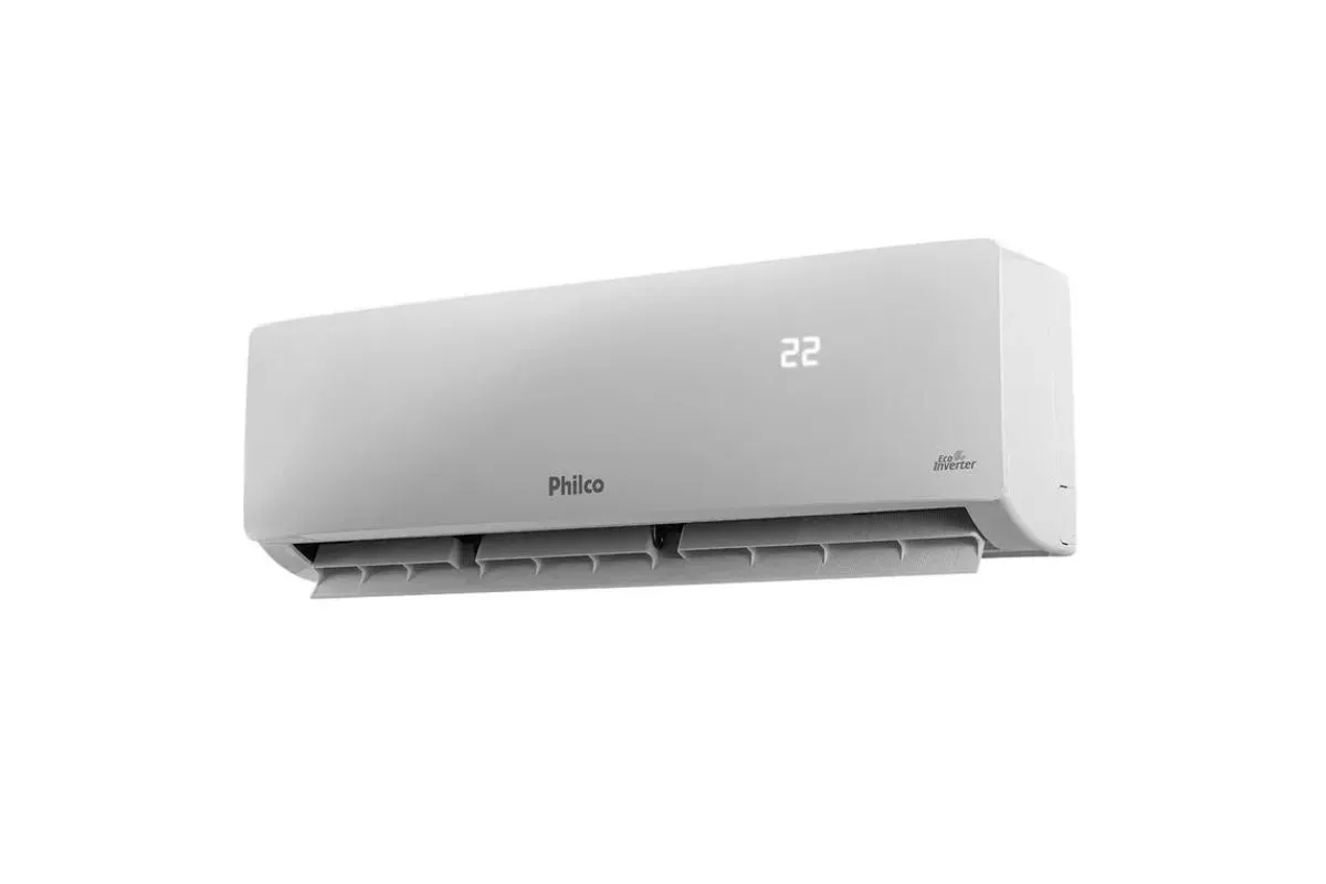 Unidade Interna Do Ar-Condicionado Philco Eco Inverter De 9.000 Btus, Com Display Digital E Tecnologia Inverter.