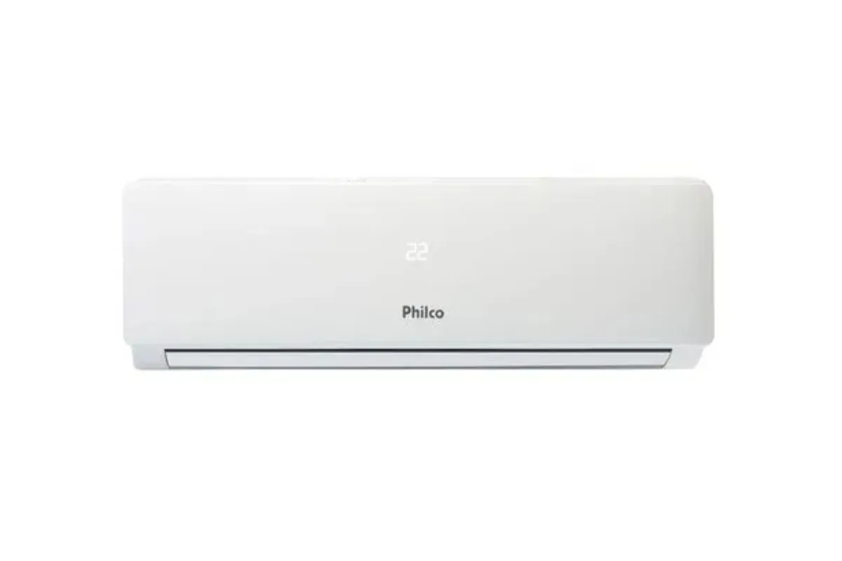 Unidade Interna Do Ar-Condicionado Philco Inverter De 9.000 Btus, Destacando O Design Moderno E Eficiente.