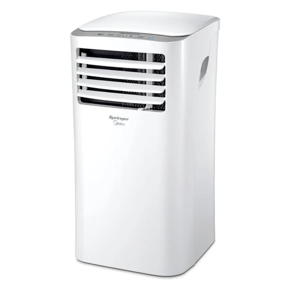 Ar-Condicionado Portátil Springer Midea Branco, Compacto E Eficiente, Ideal Para Climatizar Ambientes Pequenos E Médios.