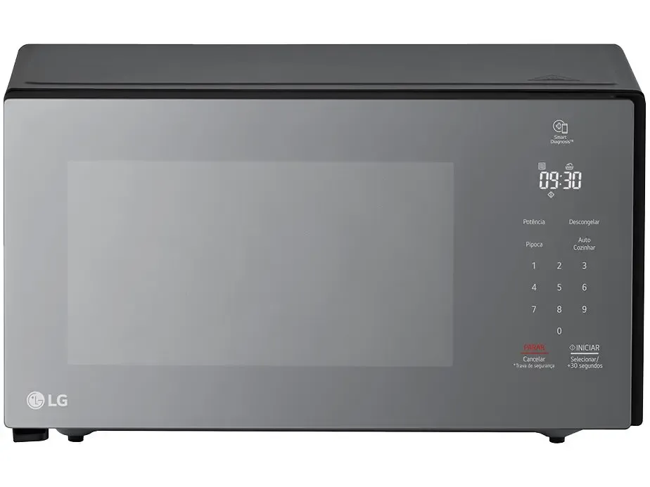 Micro-Ondas Lg De 30 Litros Com Acabamento Espelhado E Painel Touch Intuitivo.