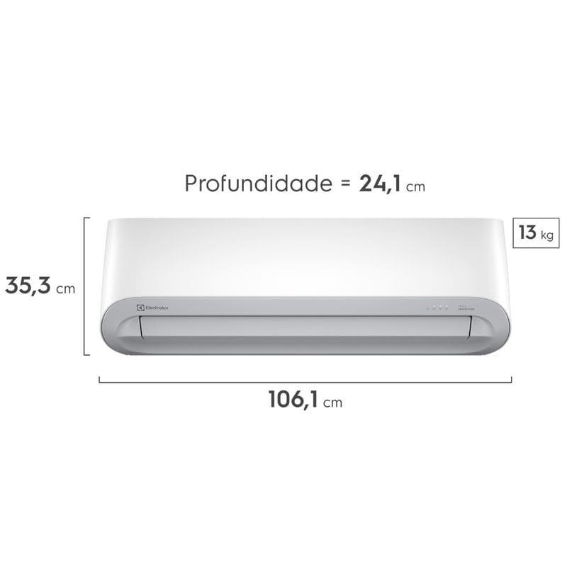 Ar Condicionado Split Electrolux 18000 BTUs Frio Color Adapt 220V - UI18F