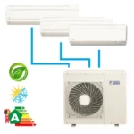 Ar Condicionado Multi Split Inverter Daikin 34000 BTUs Quente Frio 220V (2 Evap de 9000 e 18000 BTUs)