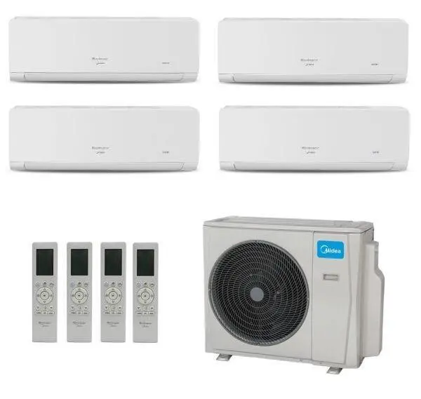 Ar Condicionado Multisplit Tri 39000 Btu(9000+12000+18000) Quente/frio – Inverter – LG – 220v – Amnw18gska0 Amnw12gsja0 Amnw09gsja0 A5uw