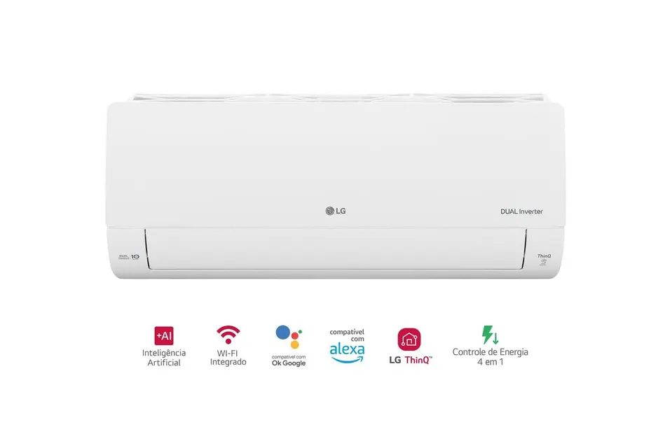 Ar Condicionado Split 12000 Btu Quente/frio Dual Voice – Inverter – LG – 220v – S3-w12ja33b