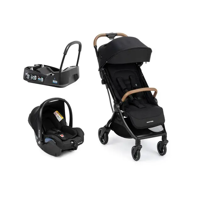 Carrinho de Bebê Travel System Maxi-Cosi Eva² Trio Essential Preto 3 em 1