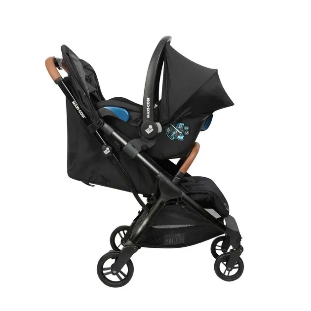 Carrinho de Bebê Travel System Maxi-Cosi Eva² Trio Essential Preto 3 em 1