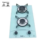 Cooktop 2 Bocas D&D Branco - Gás Bivolt com Acendimento Automático