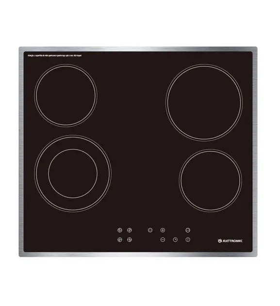 Cooktop 4 Bocas Versia Preto – Expert 60cm – Elétrico 220v