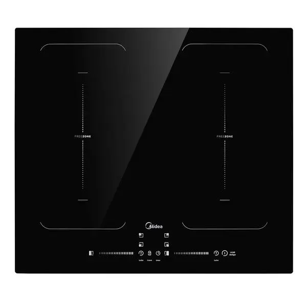 Cooktop 4 Bocas Midea Preto – Dual Freezone – Elétrico 220v – Cfbd42