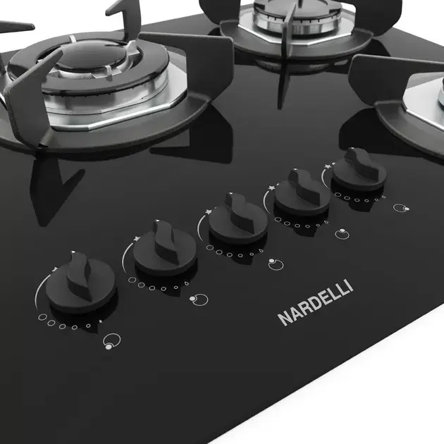 Cooktop 5 Bocas Nardelli Preto – Safe – Gás Bivolt