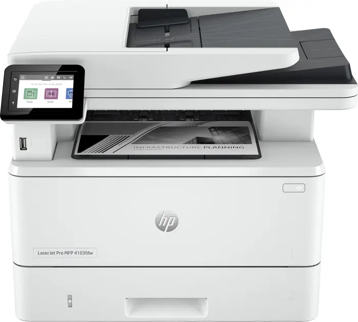 Multifuncional Hp Laserjet Pro 4103fdw Laser Monocromática Usb, Ethernet e Wi-fi 110v