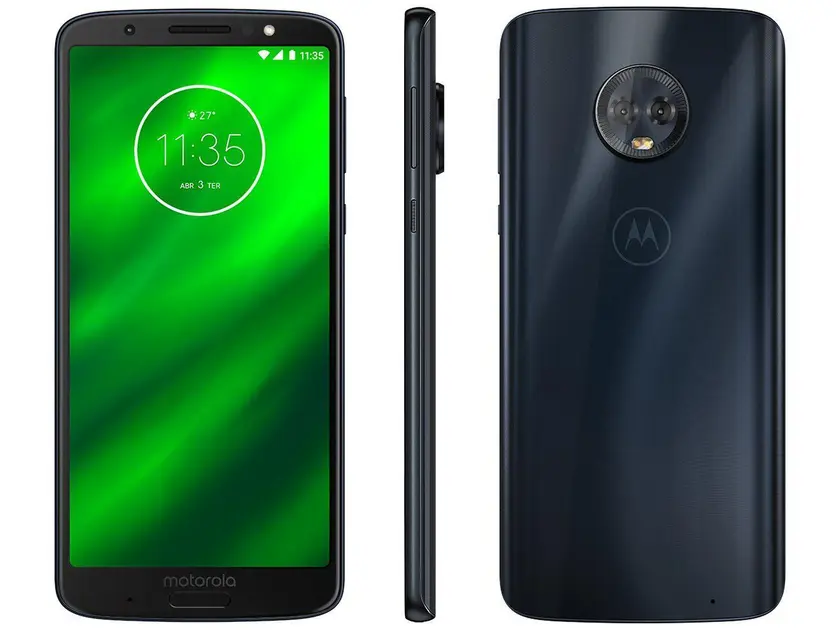 Motorola Moto G6 Plus Xt1926 64gb Azul – Dual Chip