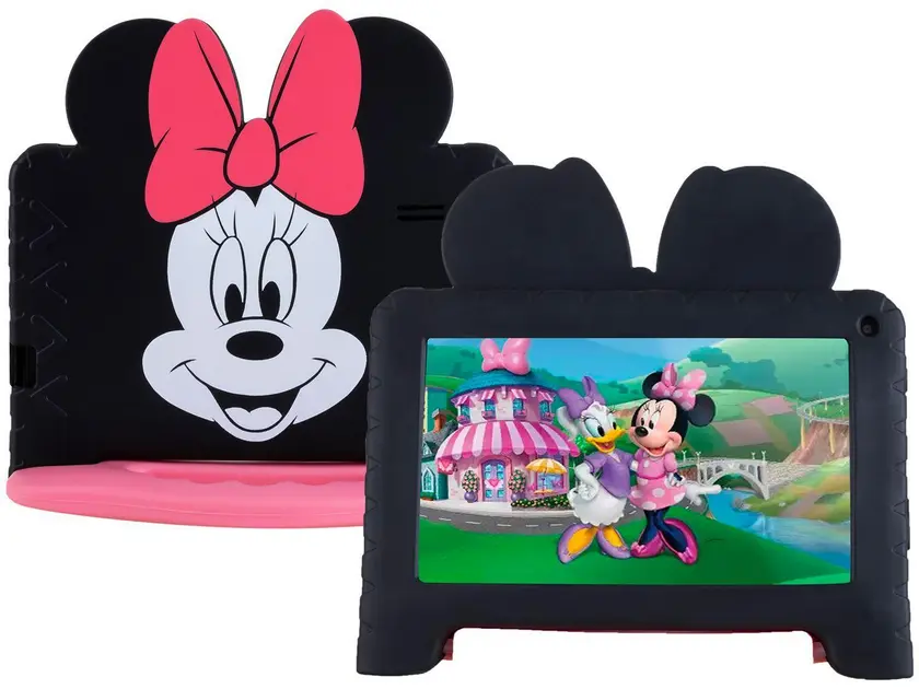 Tablet Multilaser Minnie Mouse NB414 Preto 64GB Wi-Fi